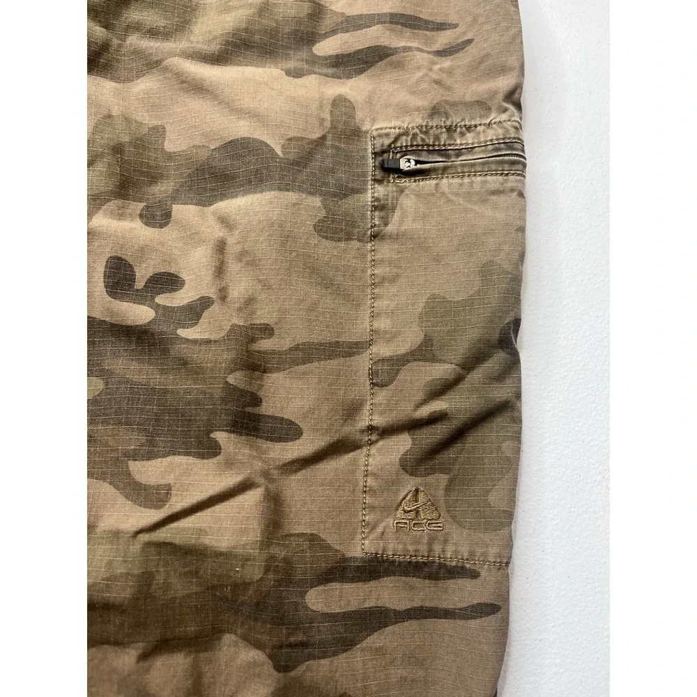 Nike Acg All Conditions Gear Camo Pants Size 38x32 Camouflage‎ Y2K
